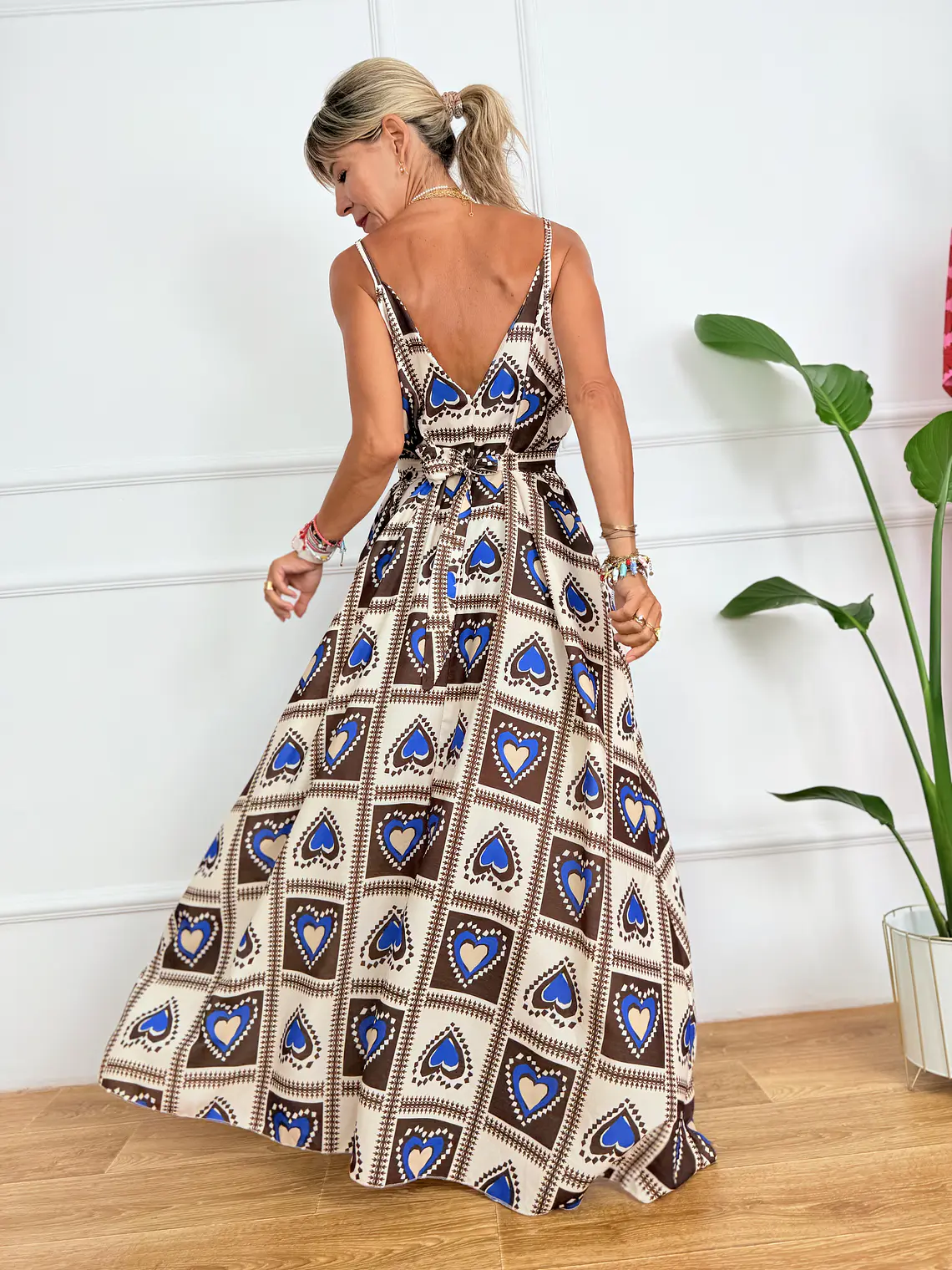 Je t'aime Dress 7778 Blue 2