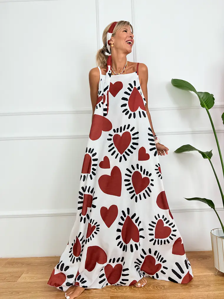 Ti amo Dress 7778 Red Flames 4