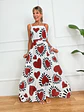 Ti amo Dress 7778 Red Flames - thumbnail 1