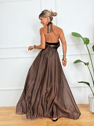 Odile dress 4520 brown