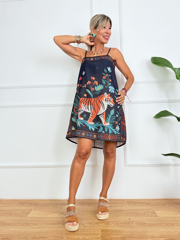 Kaori Mini Dress D1088   1