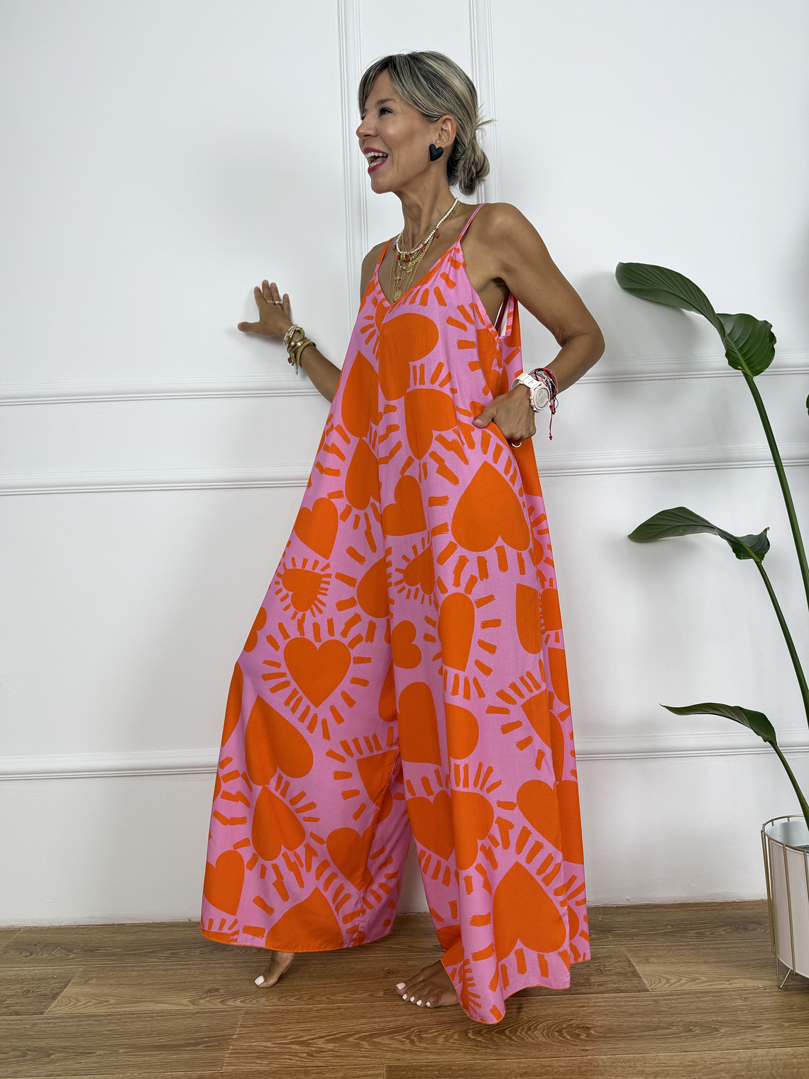 Zinzie jumpsuit 3381 Pink 4