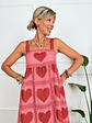 Denver Dress D1113 Red Hearts - thumbnail 4