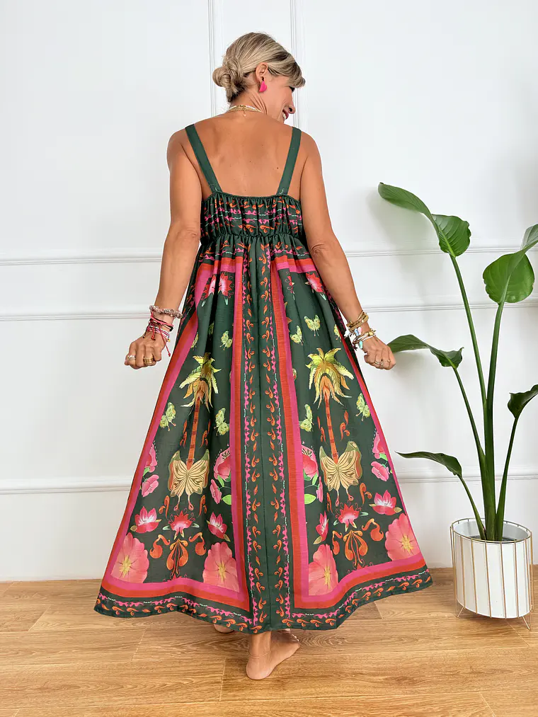 Denver Dress D1113 Pine 2