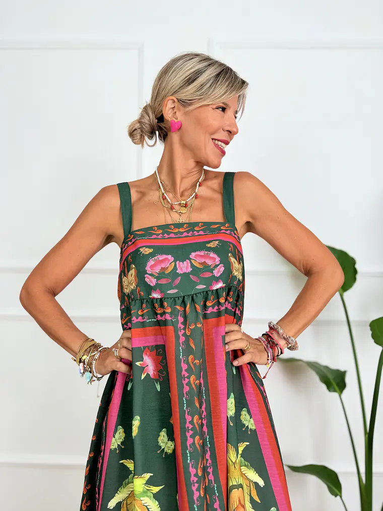 Denver Dress D1113 Pine 3
