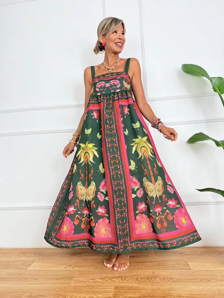 Denver Dress D1113 Pine 1