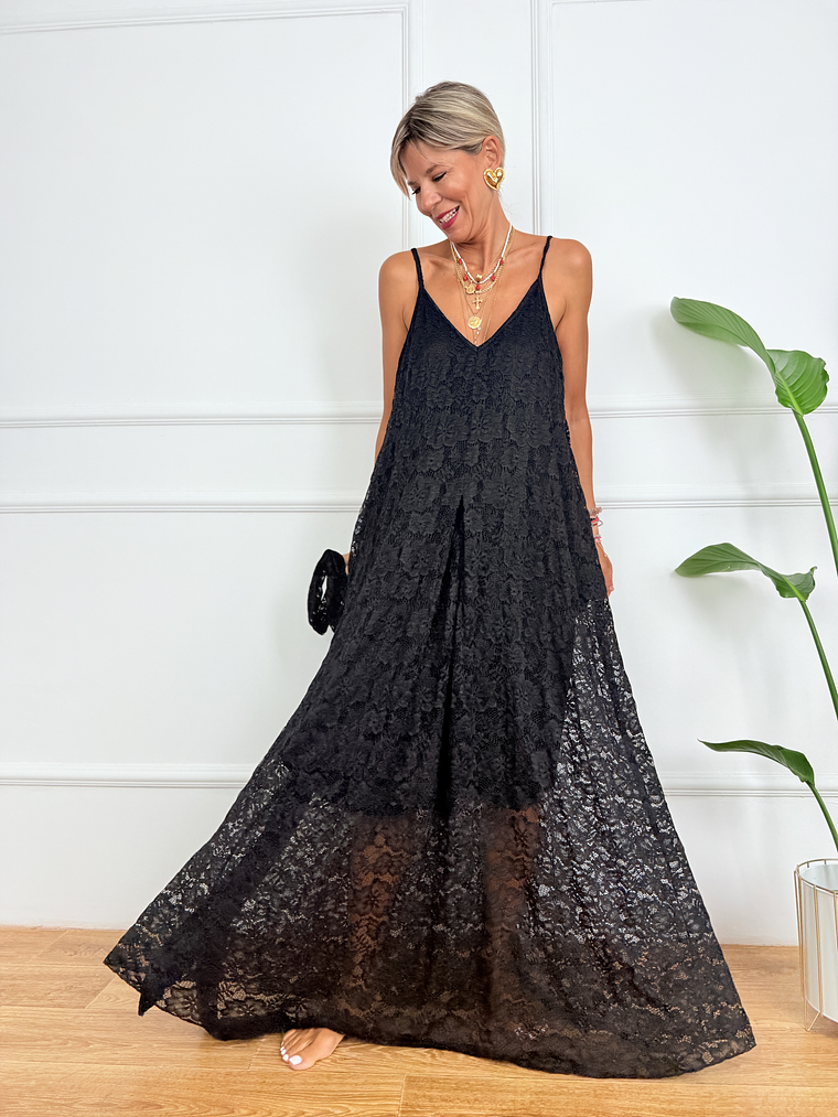 Love and Lace Dress P8339 Black 4