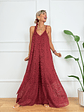 Love and Lace Dress P8339 Wine - thumbnail 4