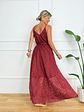 Love and Lace Dress P8339 Wine - thumbnail 2