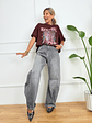 Hear Me Roar Balloon Jeans 32114 Leopard Grey - thumbnail 3