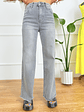 Aspen Wide Leg Jeans 1553 Grey - thumbnail 3