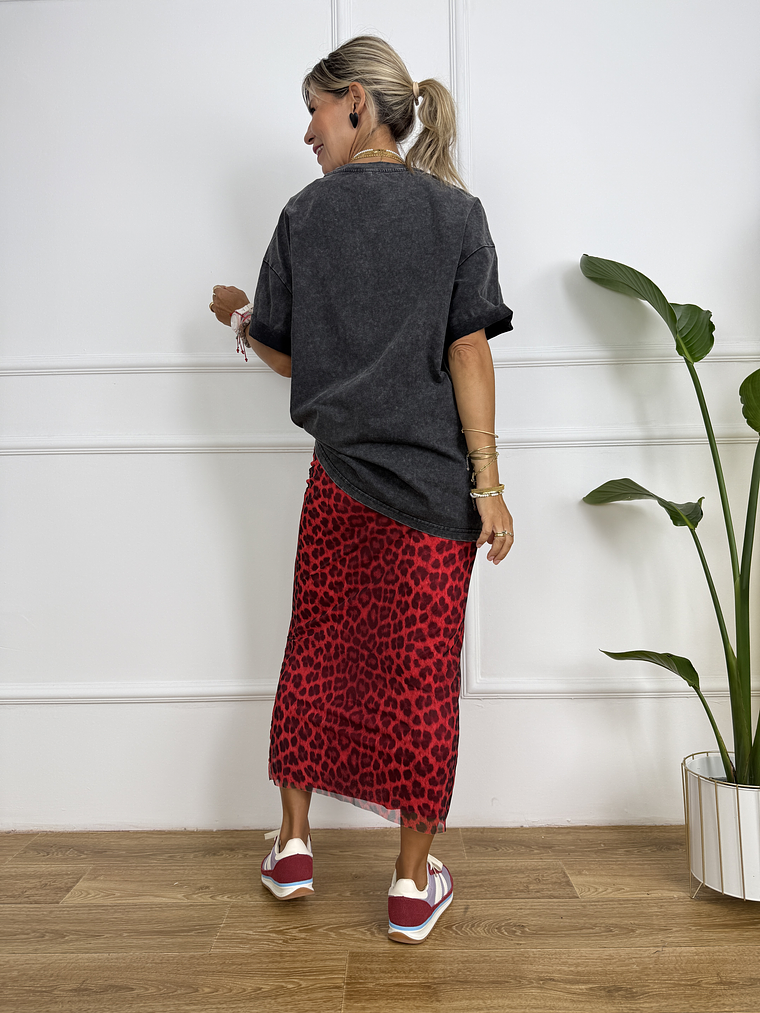 33302 Leopard Red skirt 3