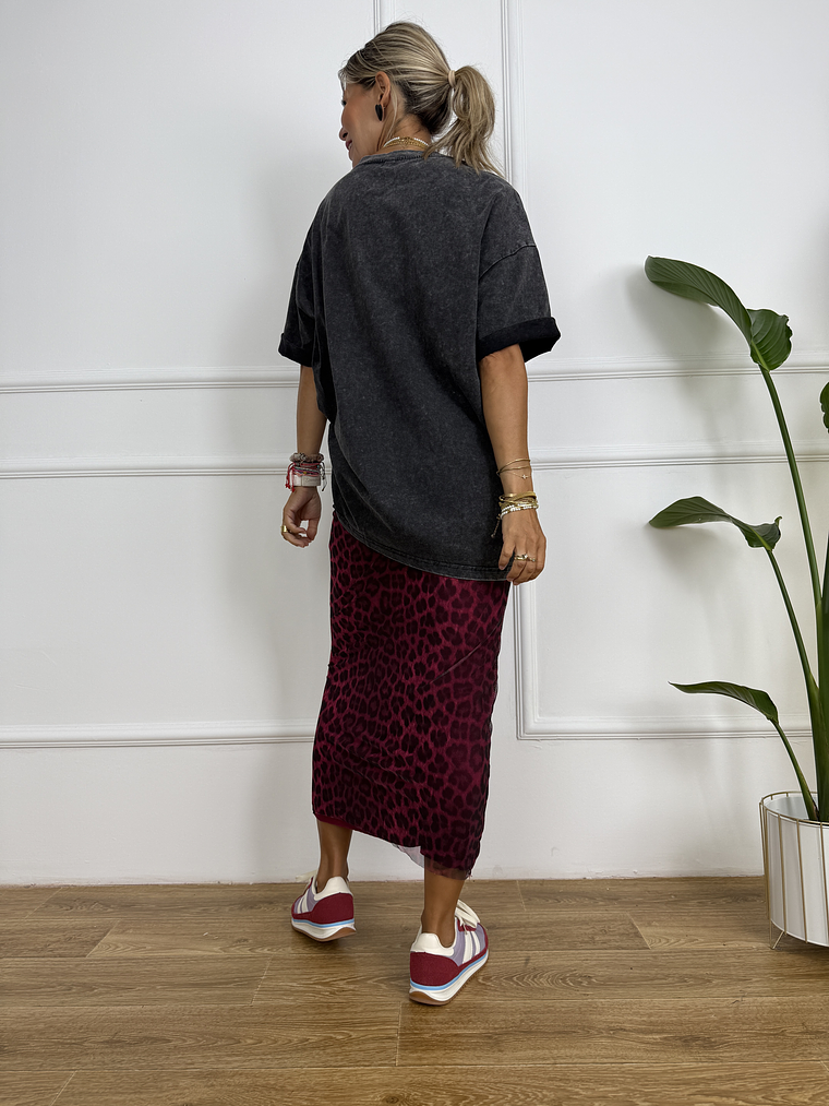 33302 LEO WINE Skirt   3