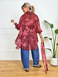 Imelda Floral Shirt 58271 Wine - thumbnail 5