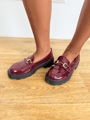 XYHD 06 BURGUNDY LOAFERS