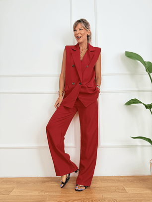 Vanity Fair Set 11607 Deep Red 