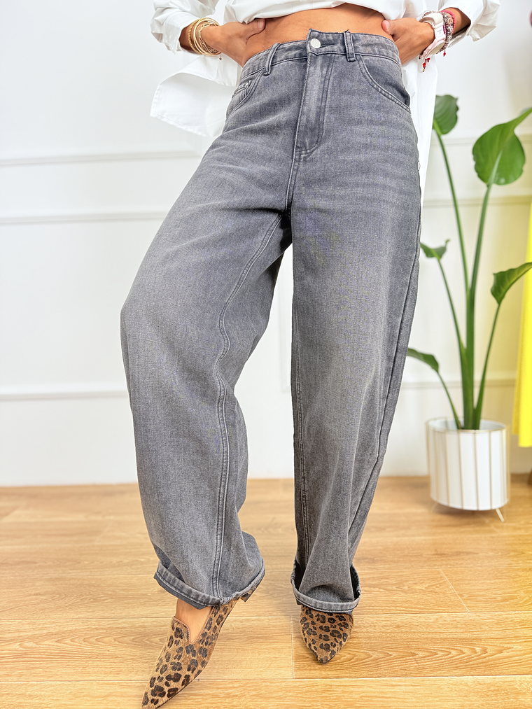 Baggy Jeans MI 24131-1 Black  3