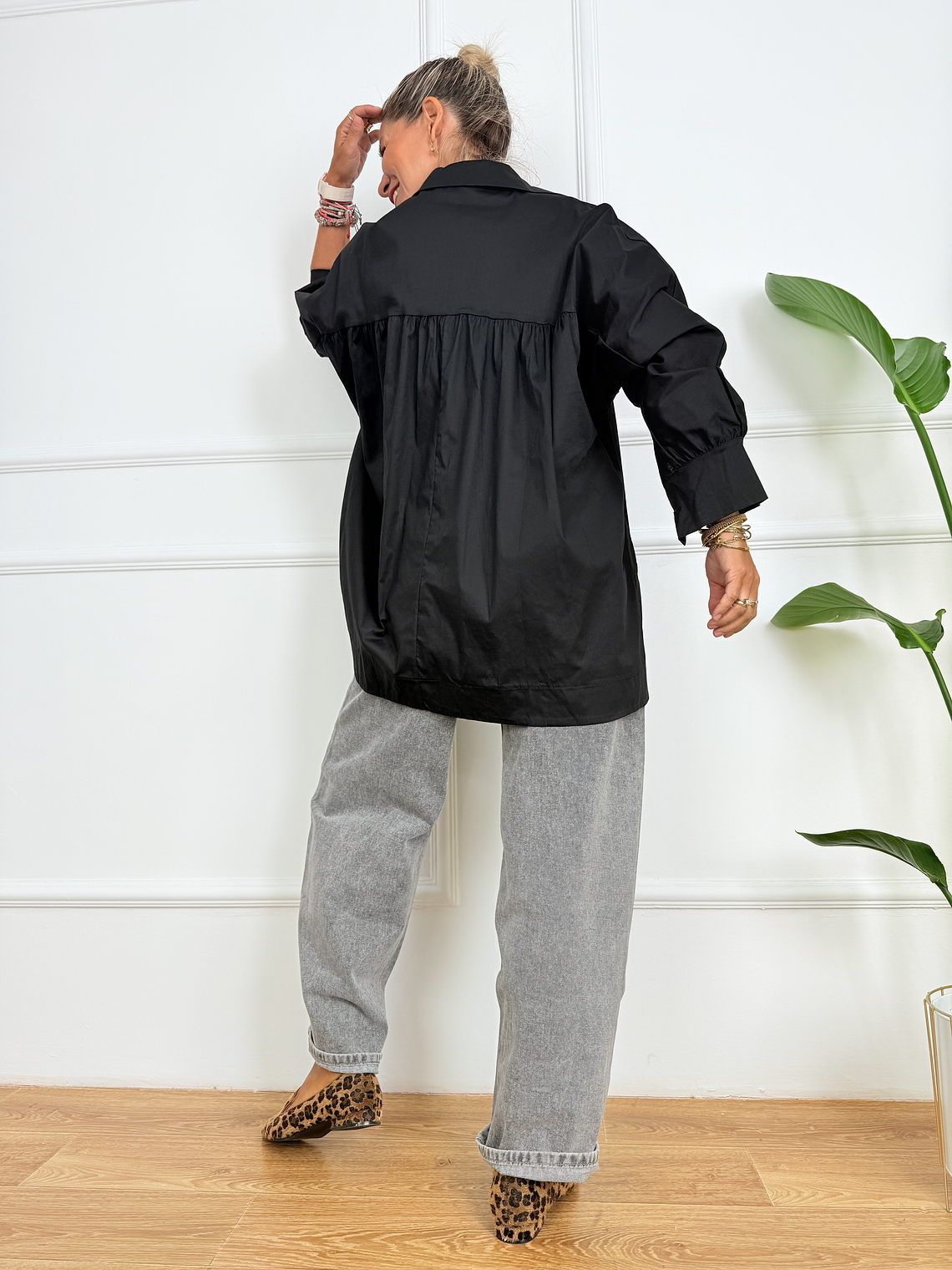 Baggy Jeans MI 24131-5 Grey 2