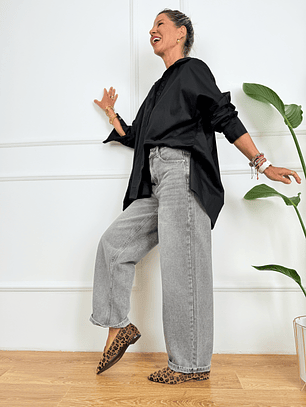 Baggy Jeans MI 24131-5 Grey