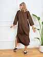 Concetta dress 17930 BROWN - thumbnail 2