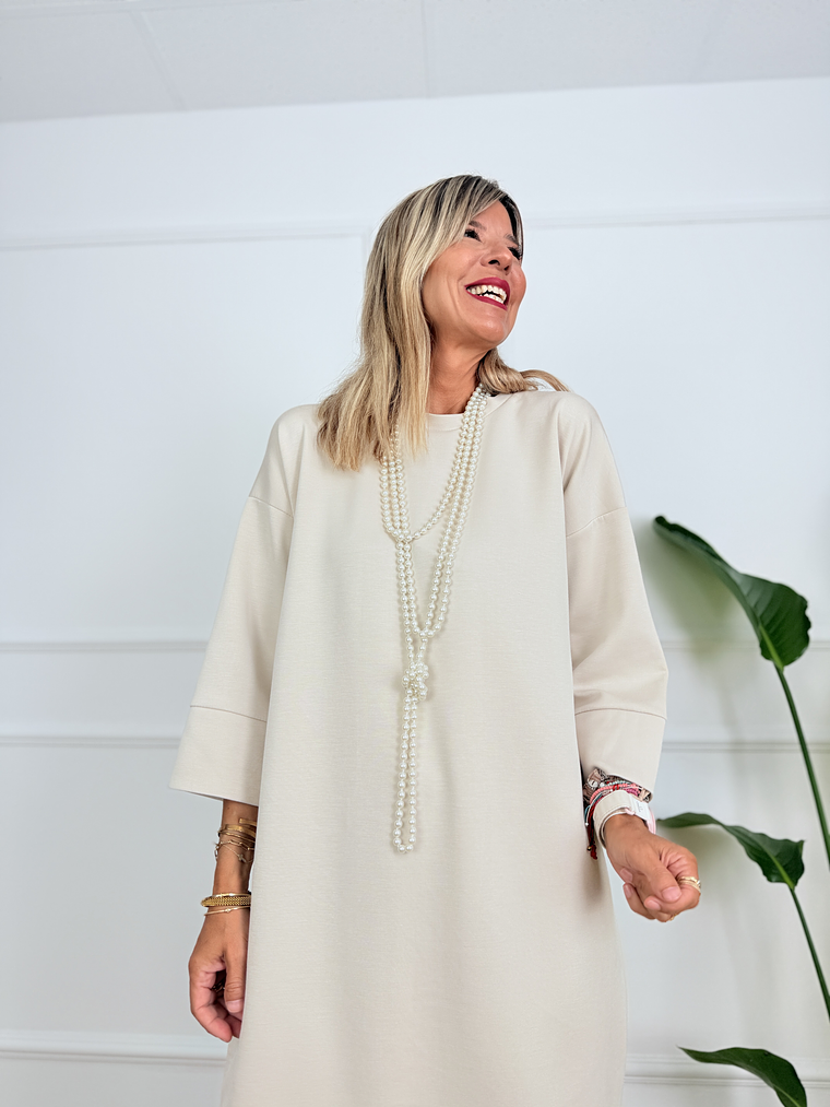 Concetta dress 17930 BEIGE 4