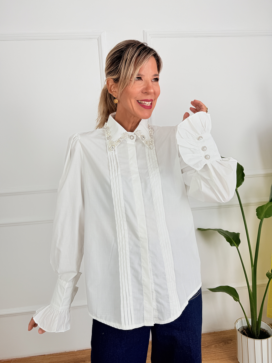 Haute Hour Shirt SW5018 White 1