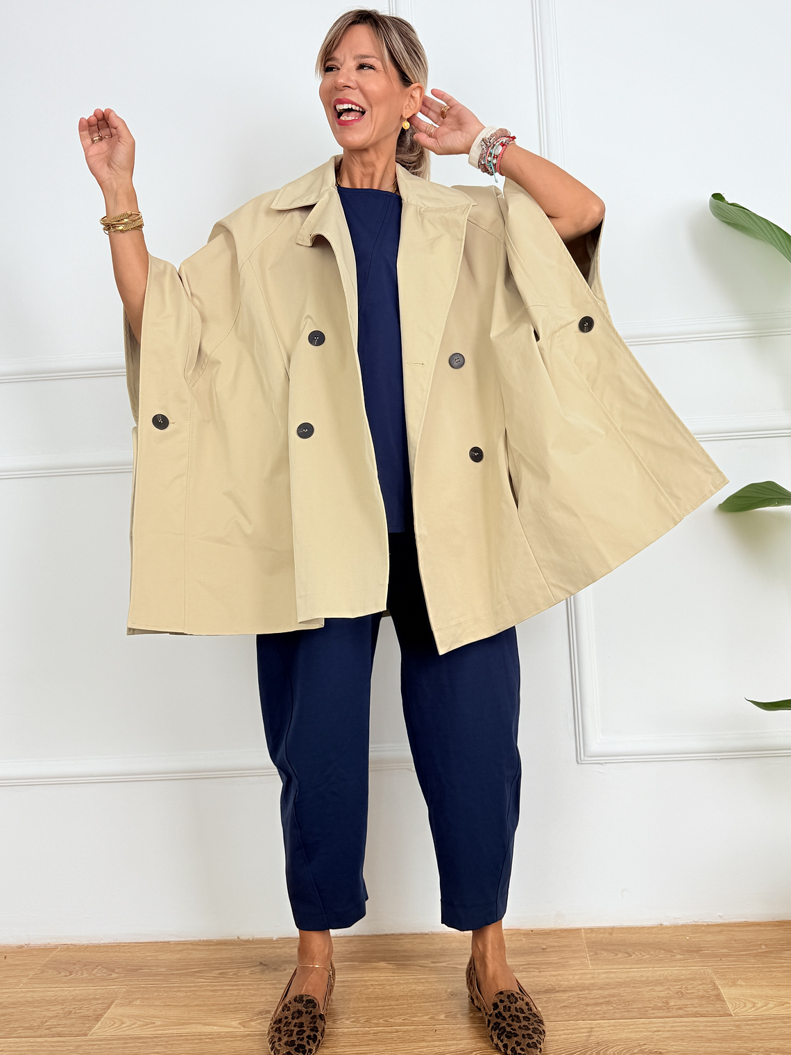 Angelina Raincoat 3566 Sand 3