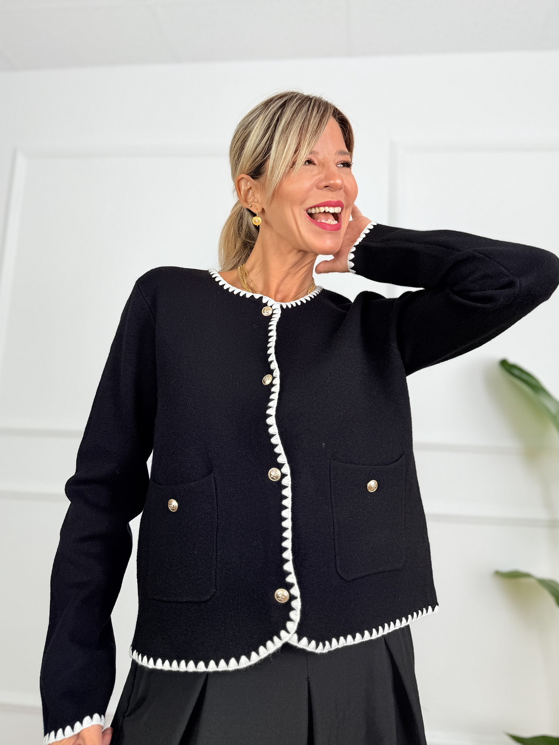 Coco Cardigan 1079 Black 1