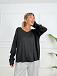 Must Knit Blouse 6611- Black  - thumbnail 1