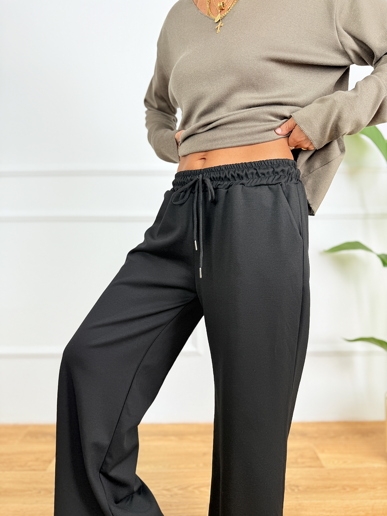 Athleisure Pants 9341 Black 2