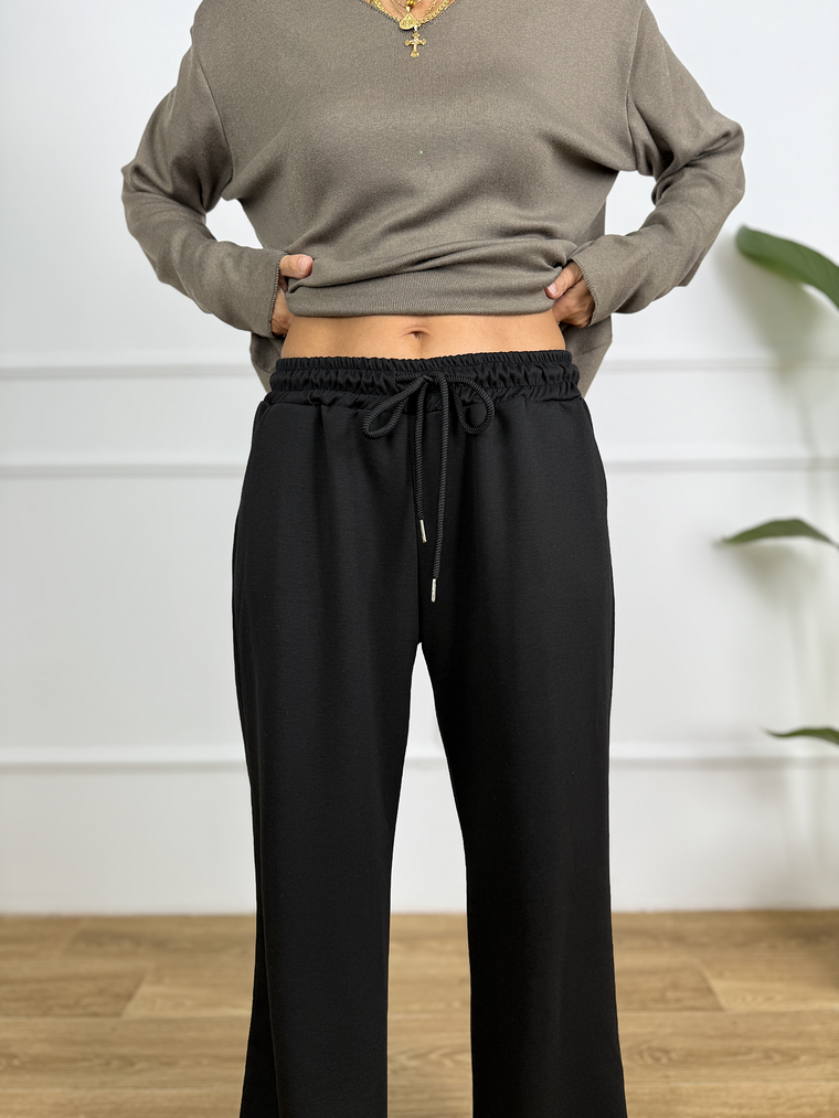 Athleisure Pants 9341 Black 3