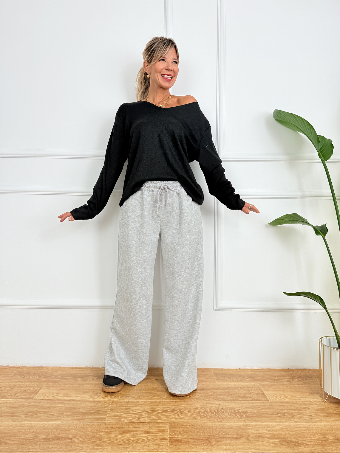 Athleisure Pants 9341 Grey  5