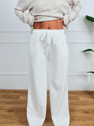 Athleisure Pants 9341 White