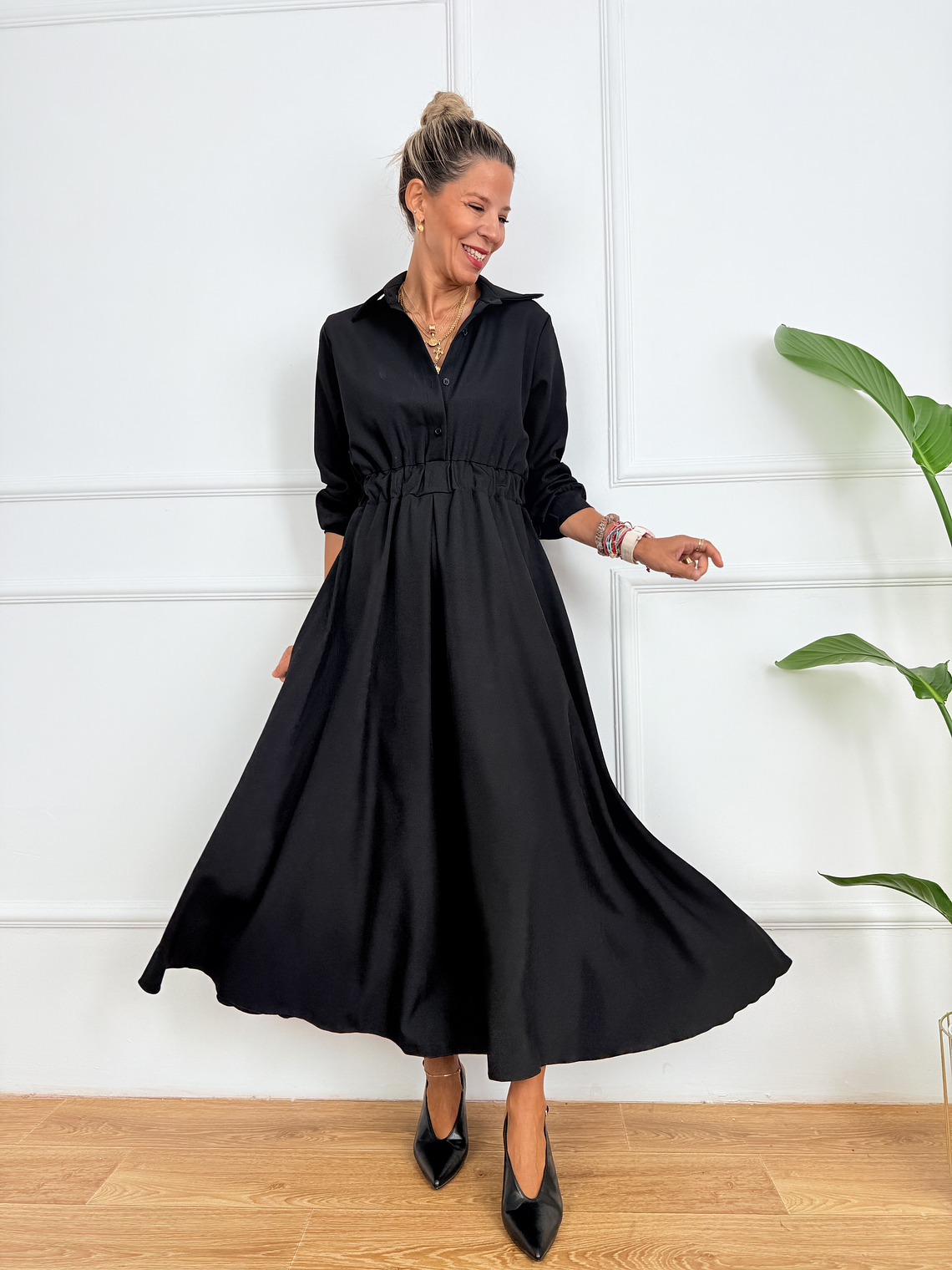 Remina  Dress  9287 Black 1