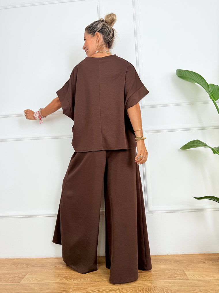 Cloud T-shirt 2537 Brown 4