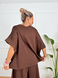 Cloud T-shirt 2537 Brown - thumbnail 2