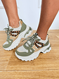 YY 211 CHUNKY SNEAKERS GREEN  - thumbnail 1