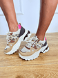 YY 211 CHUNKY SNEAKERS KHAKI - thumbnail 1