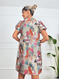 Birds of Paradise Dress 3589 Multicolored - thumbnail 4