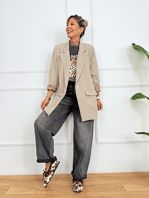 Monochroma Blazer 12102 Beige