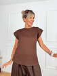 Opulent T-shirt P2121 Brown - thumbnail 1
