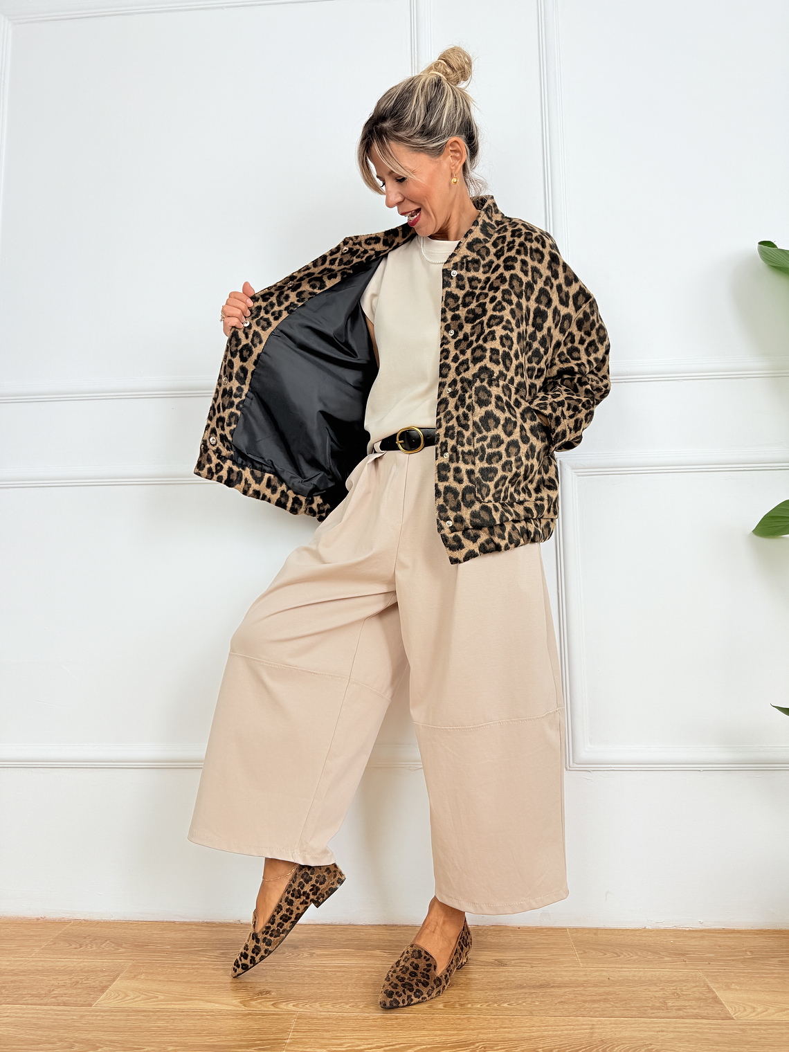 Jones Jacket R8151 Leopard Brown 4