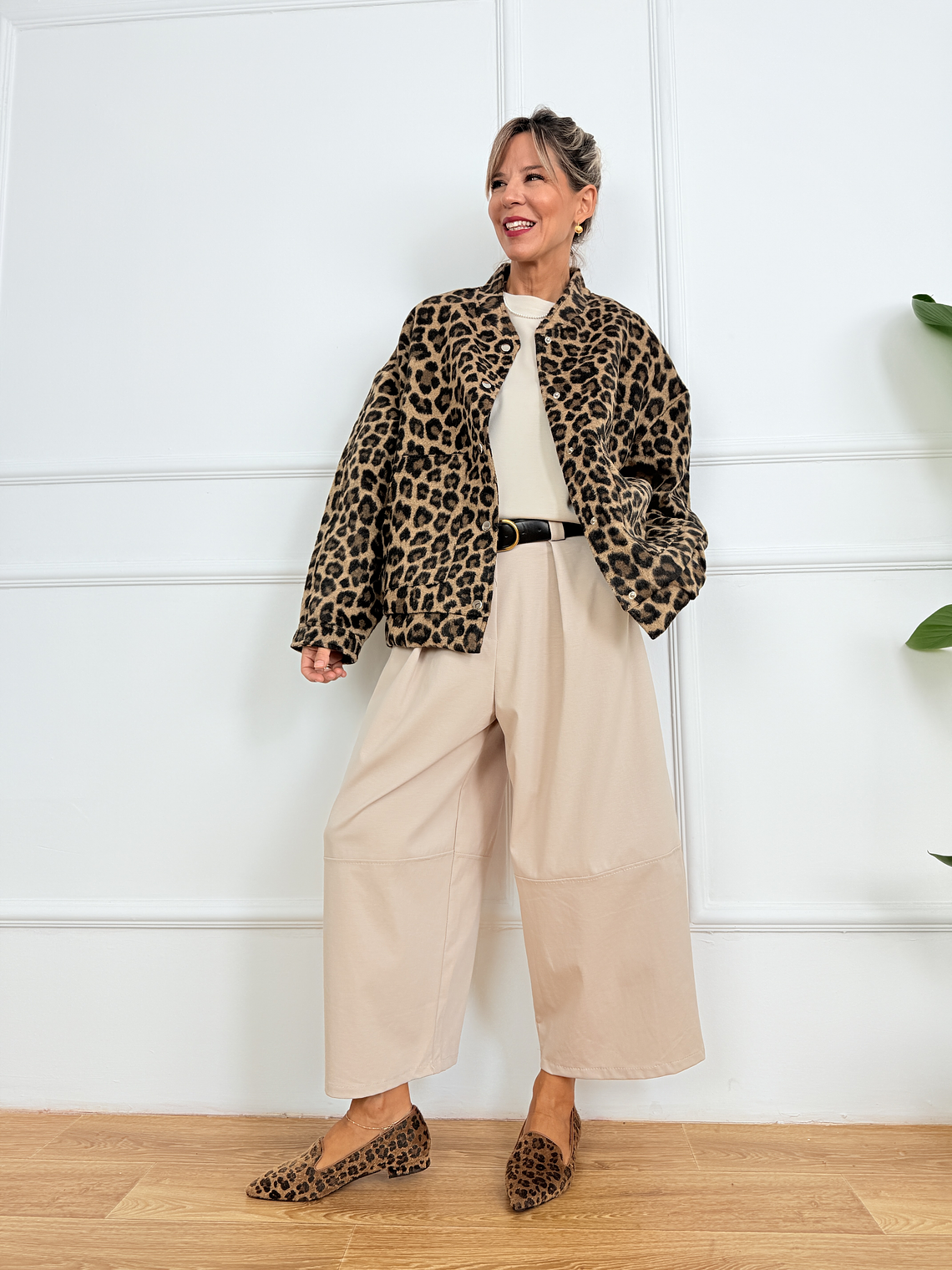 Jones Jacket R8151 Leopard Brown 2