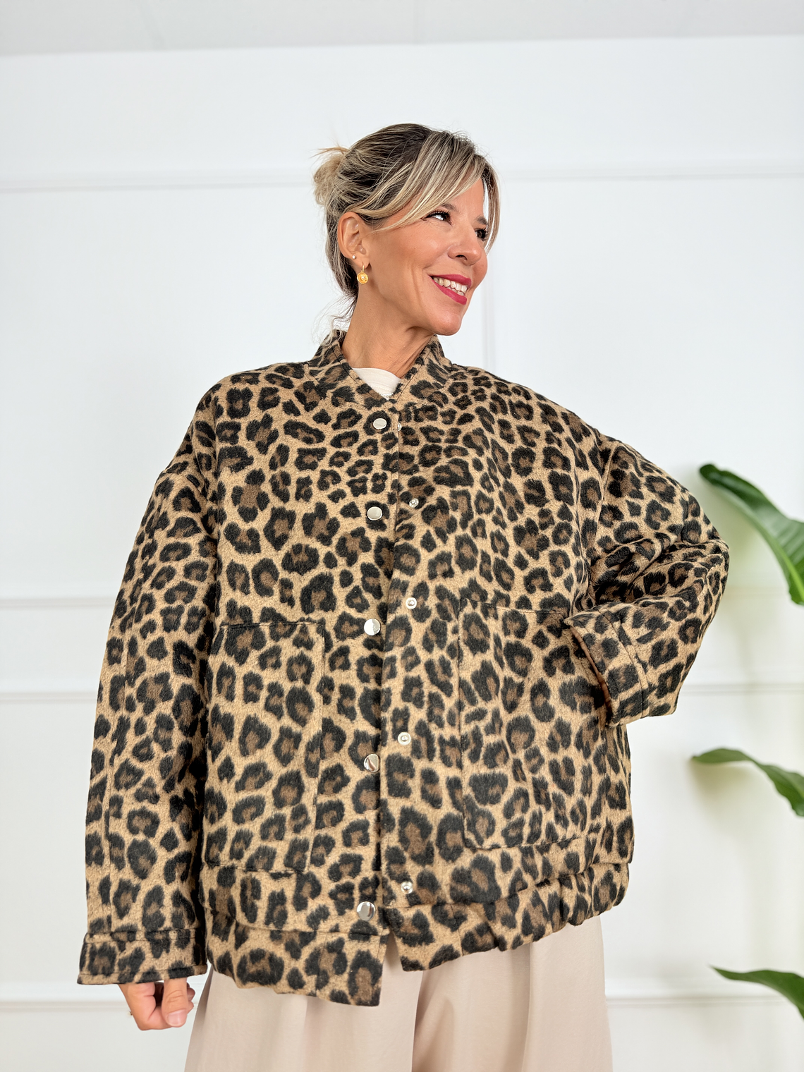 Jones Jacket R8151 Leopard Brown 1