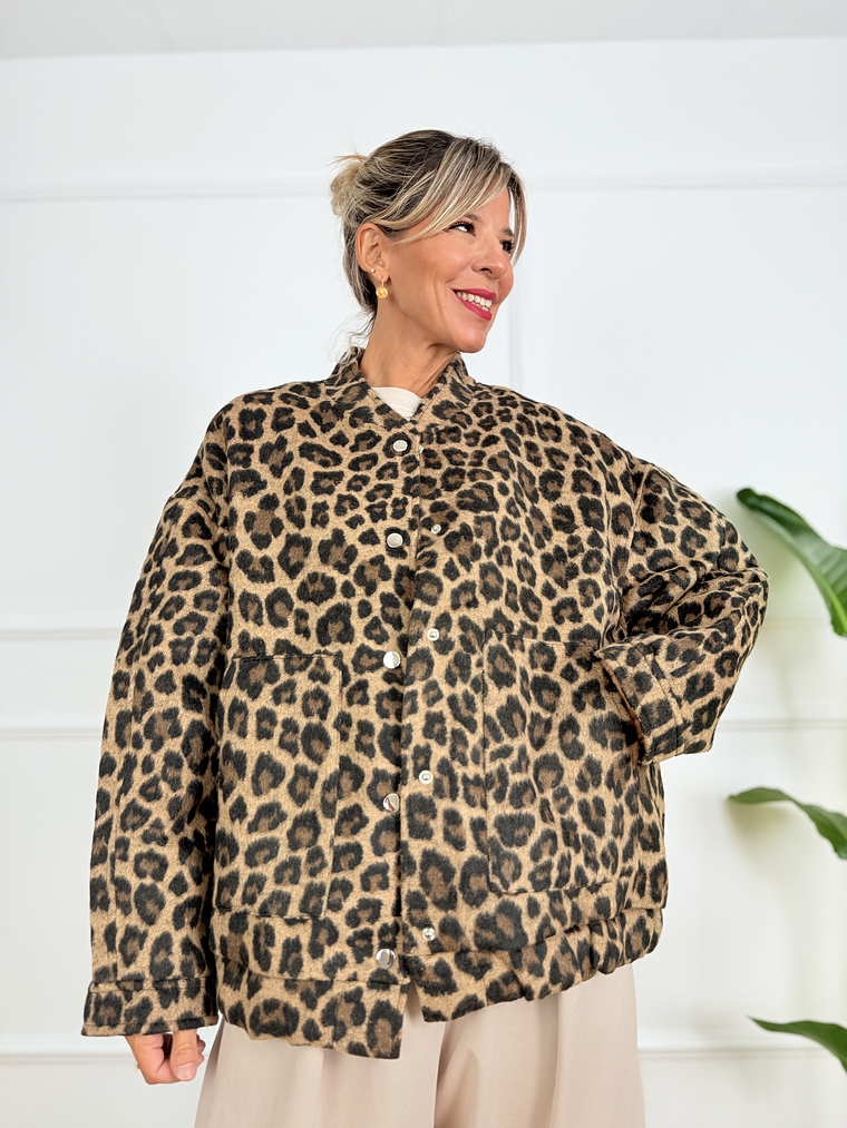 Jones Jacket R8151 Leopard Brown 1