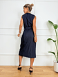 90's Chic Dress 2833 Denim Blue - thumbnail 2