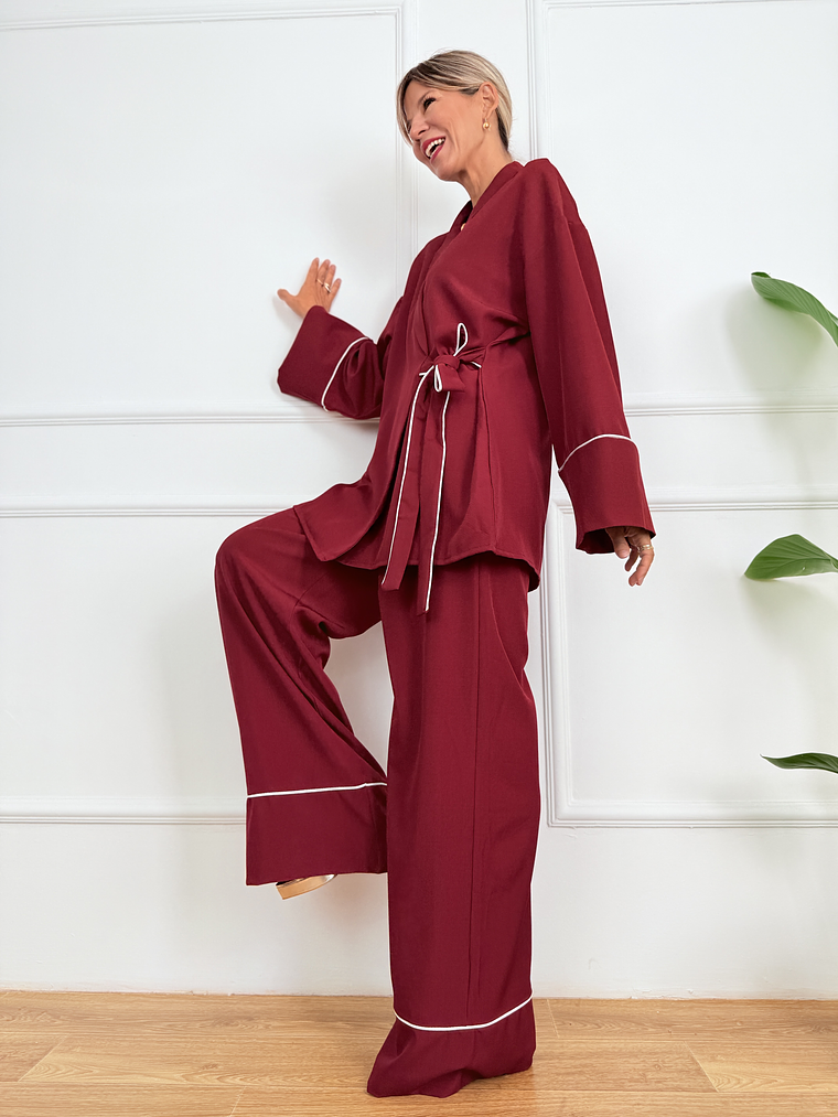 Yume Suit C5336 Wine 3