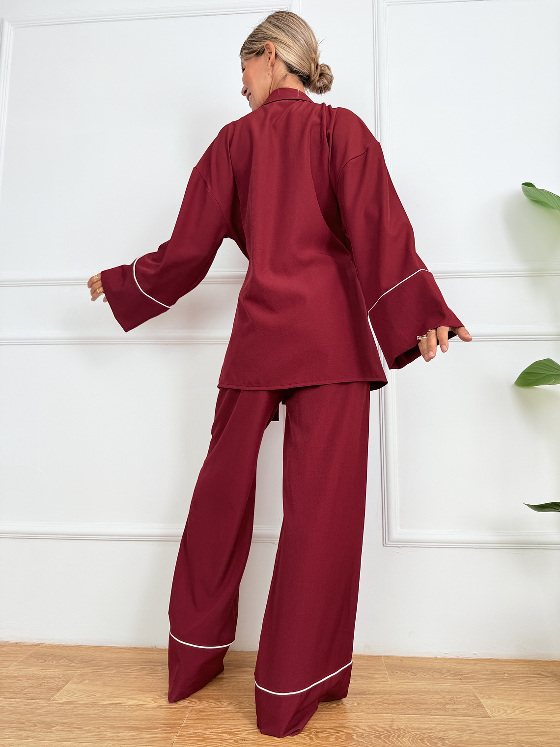 Yume Suit C5336 Wine 2