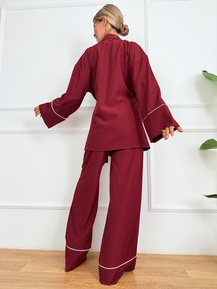 Yume Suit C5336 Wine 2
