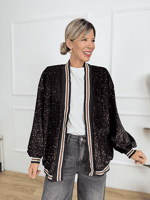 The Glitter Cardigan 7377 Brown